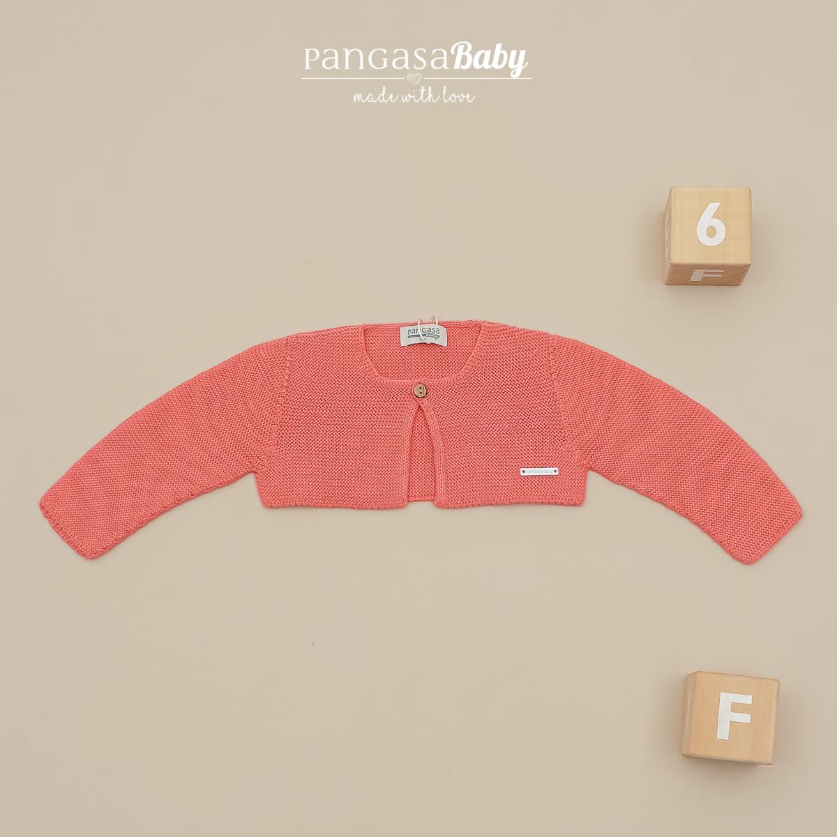 Chaqueta corta coral Pangasa Baby