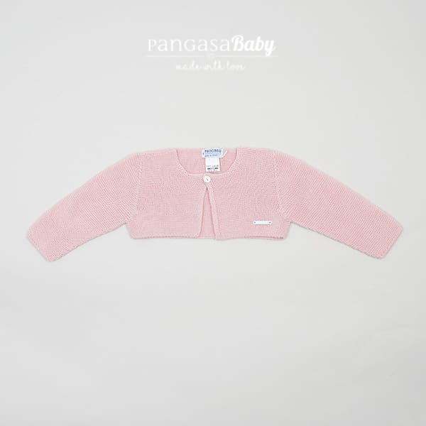 Chaqueta corta rosa empolvado Pangasa Baby