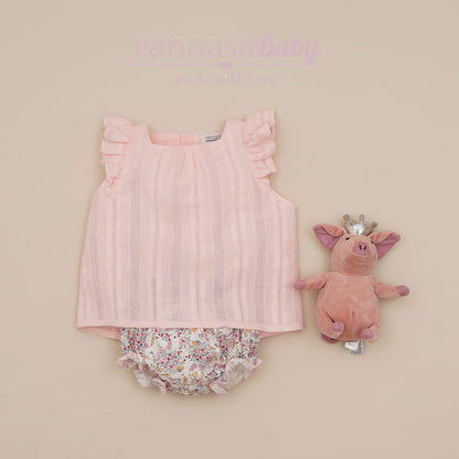 Conjunto tela flores Tiny flowers Pangasa Baby