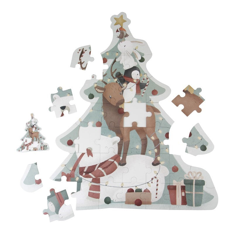 Puzzle XL navidad Little Dutch