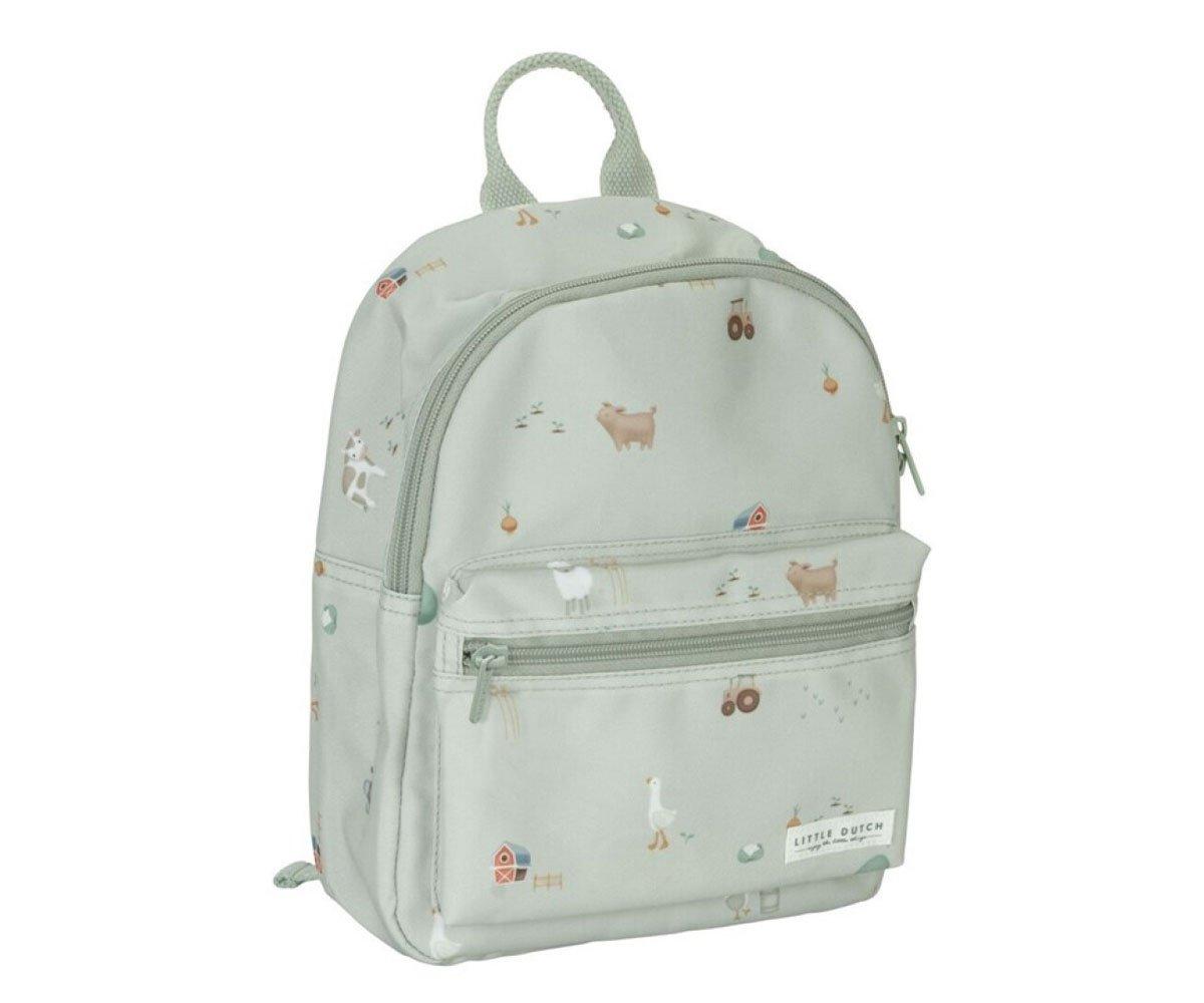 Mochila Little Farm verde de Little Dutch