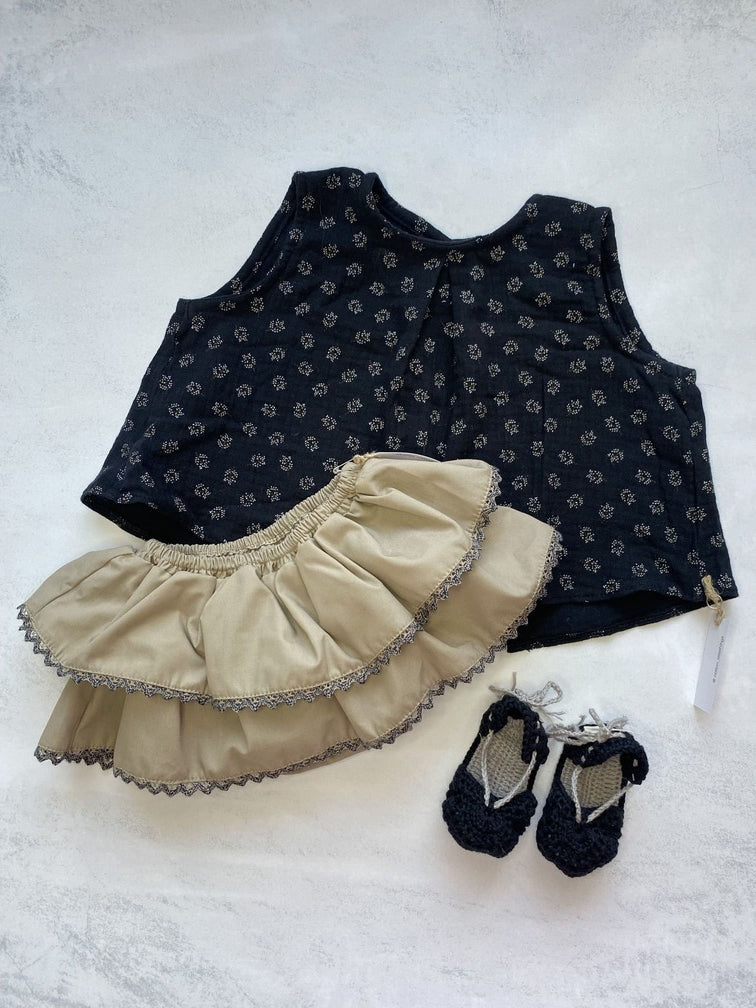 Conjunto Olivia negro Cotton Little things