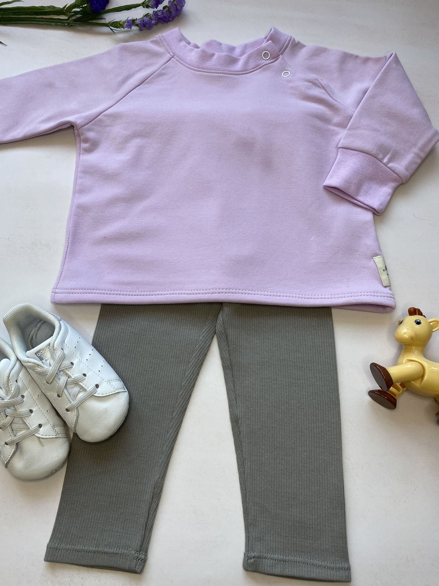 Mini &amp; Co lavender sweatshirt