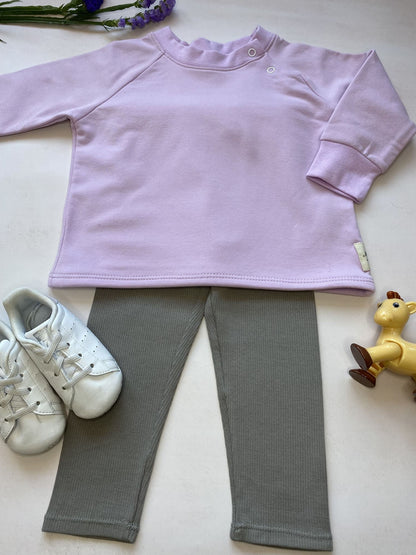 Lavendel-Sweatshirt von Mini &amp; Co