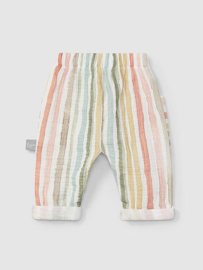 Pantalón rayas multicolor Snug