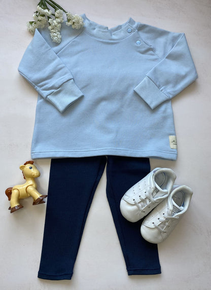 Mini &amp; Co baby blue sweatshirt