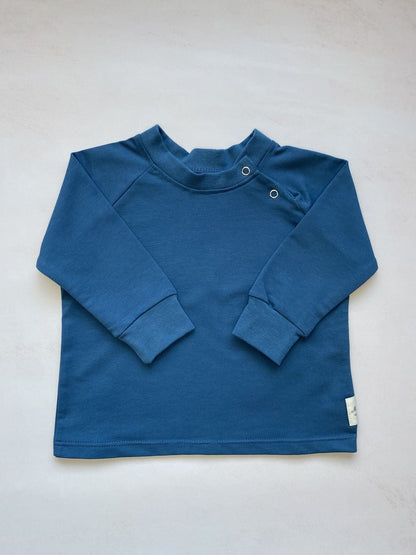 Mini &amp; Co blue jean sweatshirt