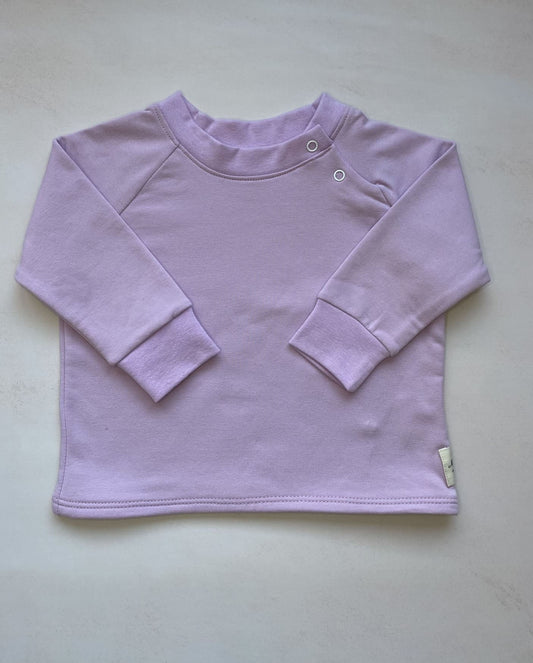 Mini &amp; Co lavender sweatshirt