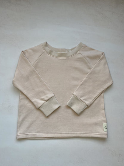 Sudadera rosa polvo Mini & Co