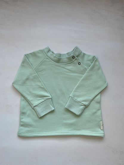 Mini &amp; Co apple green sweatshirt