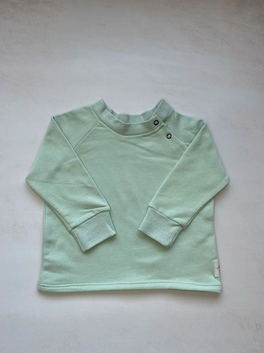 Sudadera verde manzana Mini & Co